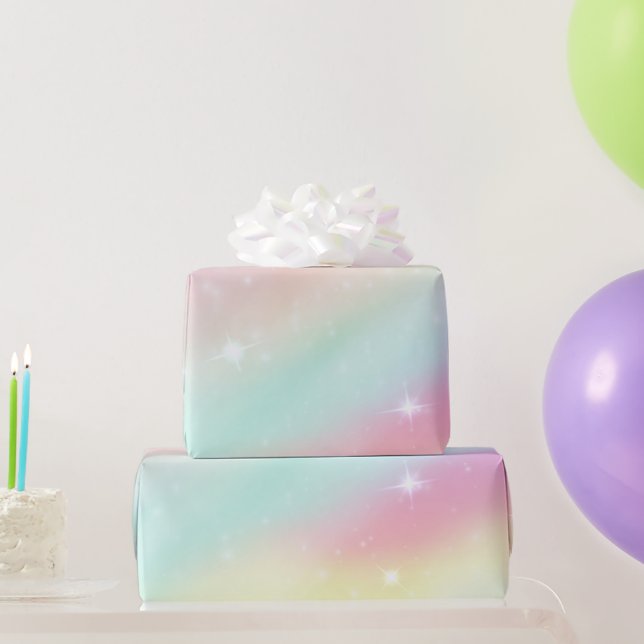 Rainbow Bright Wrapping Paper (Party Gifts)