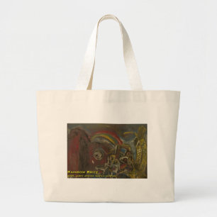 rainbow brite large tote bag
