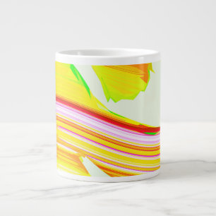 Rainbow brush large coffee mug