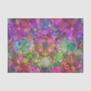 Rainbow Bubble Abstract Tissue Paper