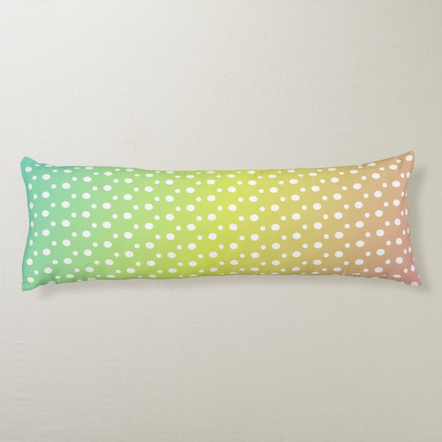 Rainbow bubble gradient  body cushion (Back)