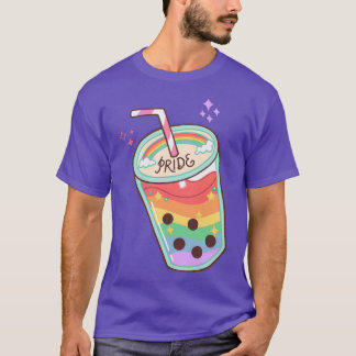Rainbow Bubble Tea Shirt Bubble Tea pearls Boba Mi