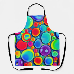 Rainbow Bubbles Apron