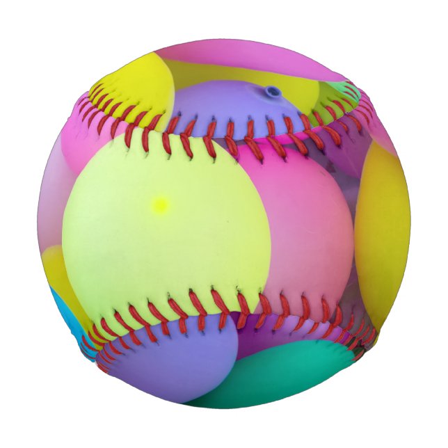 Rainbow Bubbles Baseball (Front)
