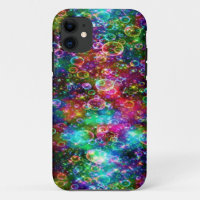 Rainbow Bubbles Magically Floating