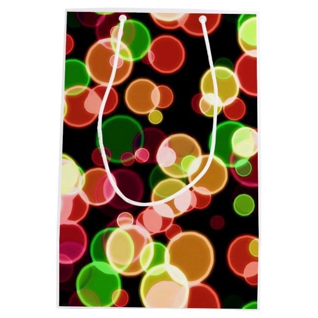 Rainbow Bubbles Medium Gift Bag (Back)