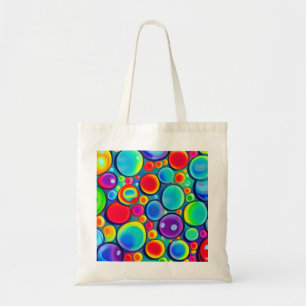 Rainbow Bubbles Tote Bag