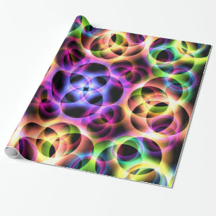 Rainbow Bubbles Two Wrapping Paper