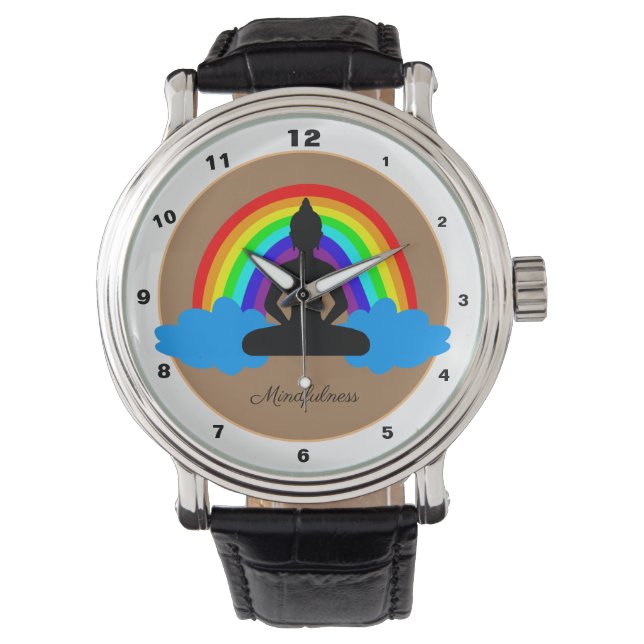 Rainbow Buddha & Mindfulness Yoga /meditation  Wat Watch (Front)