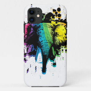 Rainbow Bull Elephant Abstract Case-Mate iPhone Ca iPhone 11 Case