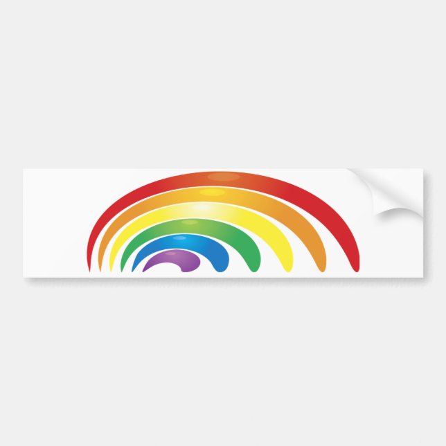 Rainbow Bumper Sticker (Front)
