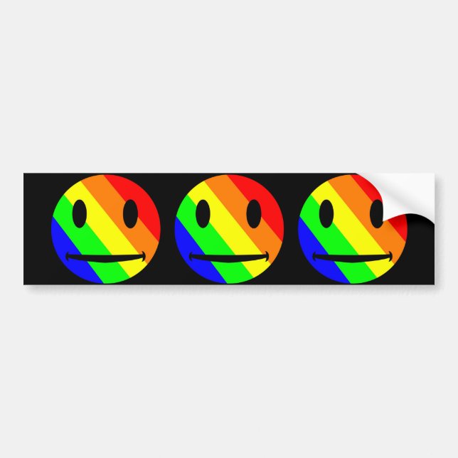 Rainbow Bumper Sticker (Front)