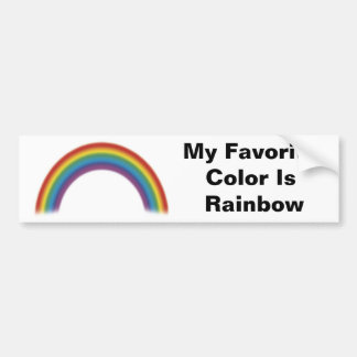 Rainbow Bumper Sticker
