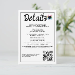 Rainbow Burst Enclosure Card