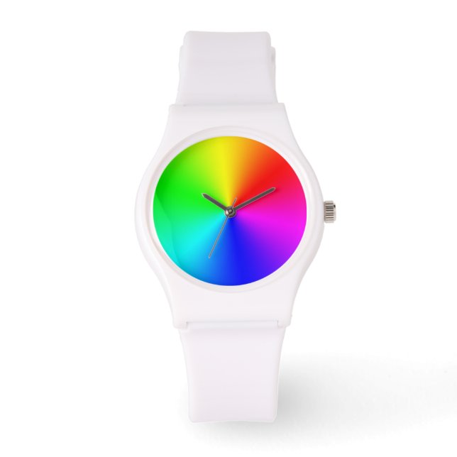Rainbow Burst - Sporty Watch (Front)