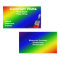 Rainbow business card