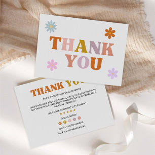Rainbow Business Thank You Card
