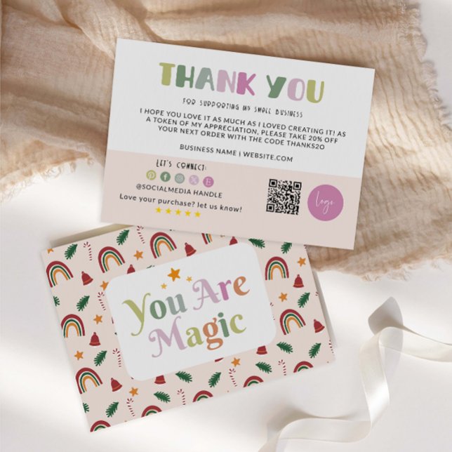 Rainbow Business Thank You Card (Creator Uploaded)