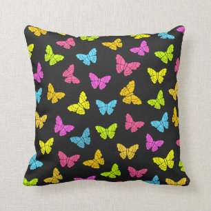 Rainbow butterflies Pillow