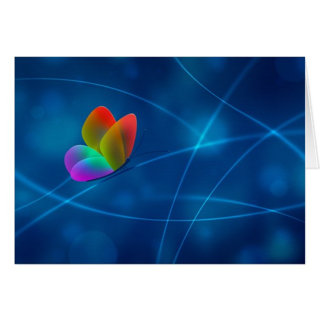 Rainbow Butterfly (Front Horizontal)