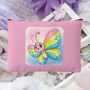Rainbow Butterfly  Accessory Pouch