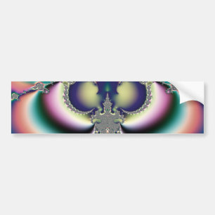 Rainbow Butterfly Bumper Sticker