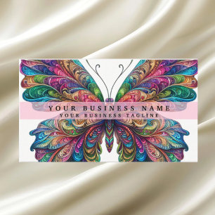 Rainbow Butterfly Business Card
