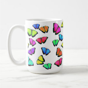Rainbow Butterfly Coffee Mug