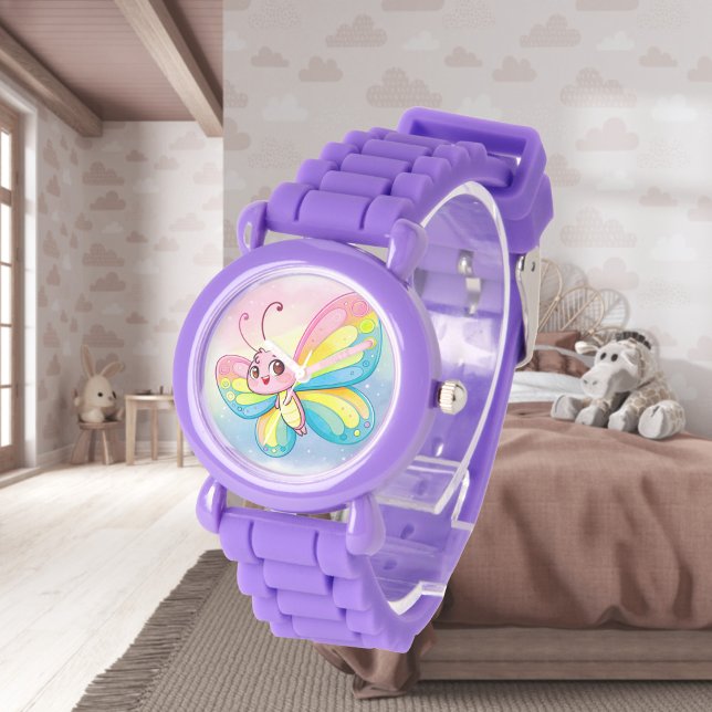 Rainbow Butterfly eWatch Watch (Creator Uploaded)
