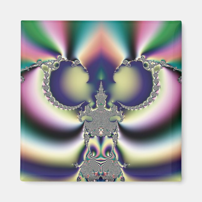 Rainbow Butterfly Magnet (Front)
