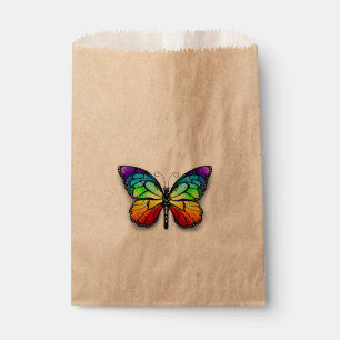 Rainbow butterfly Monarch Favour Bag