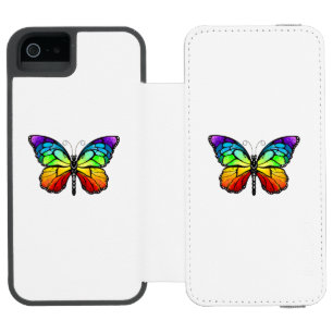 Rainbow butterfly Monarch Incipio Watson™ iPhone 5 Wallet Case