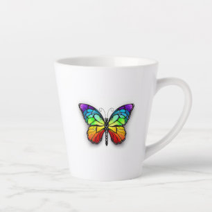Rainbow butterfly Monarch Latte Mug