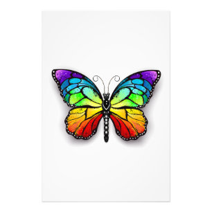 Rainbow butterfly Monarch Photo Print