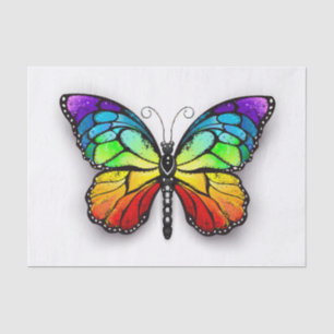 Rainbow butterfly Monarch Tissue Paper