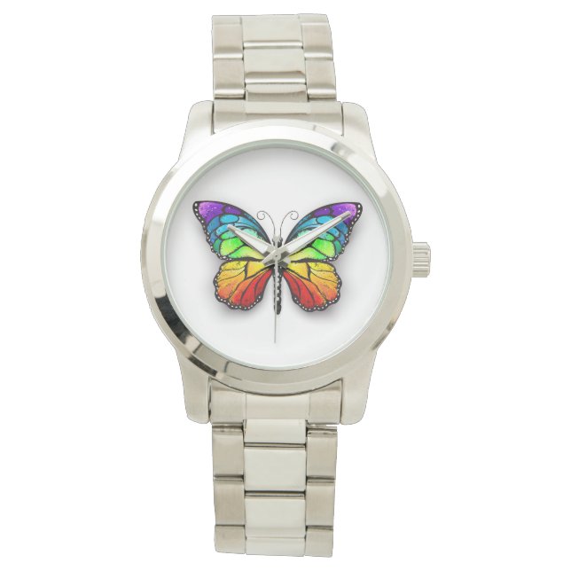 Rainbow butterfly Monarch Watch (Front)
