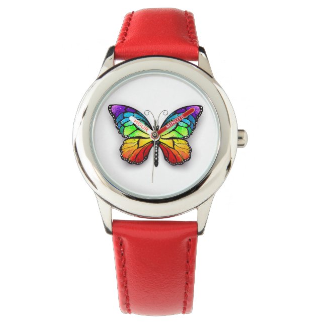 Rainbow butterfly Monarch Watch (Front)