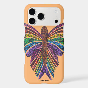 Rainbow Butterfly (orange) - iPhone Case