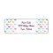 Rainbow butterfly pattern