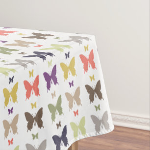 Rainbow Butterfly Pattern Tablecloth