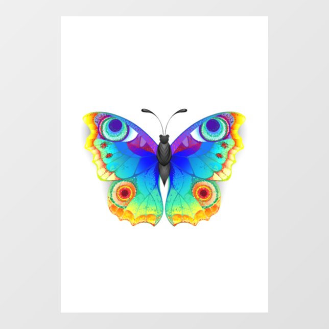 Rainbow Butterfly Peacock Eye (Sheet)