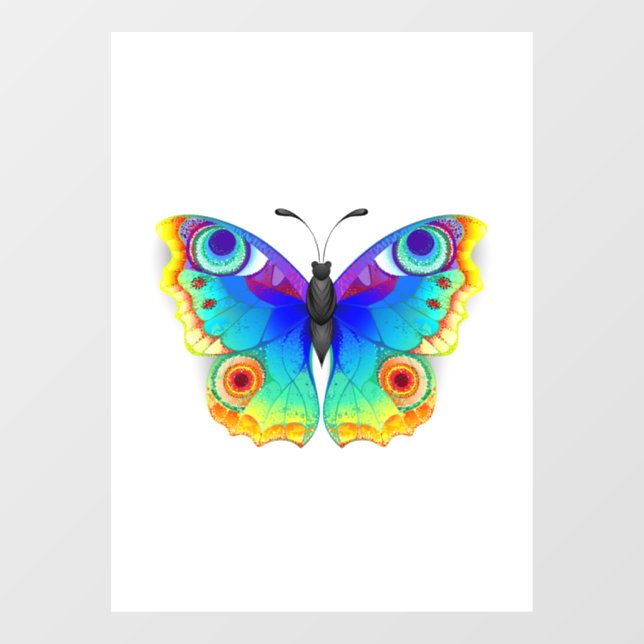 Rainbow Butterfly Peacock Eye (Sheet)