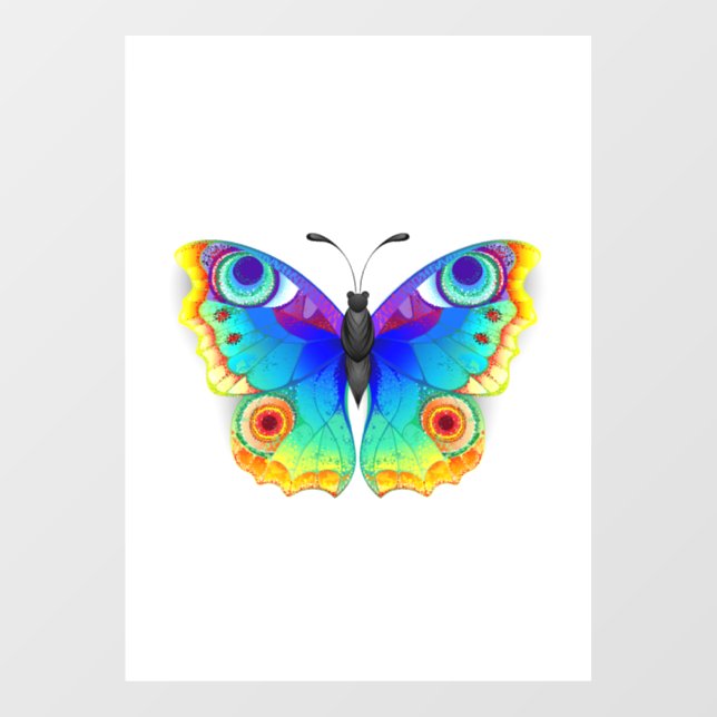 Rainbow Butterfly Peacock Eye (Sheet)