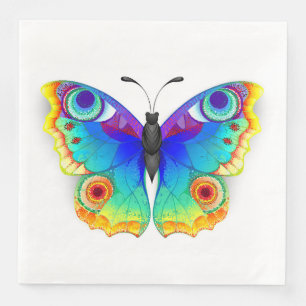 Rainbow Butterfly Peacock Eye Napkin