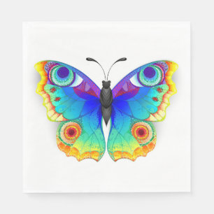 Rainbow Butterfly Peacock Eye Napkin