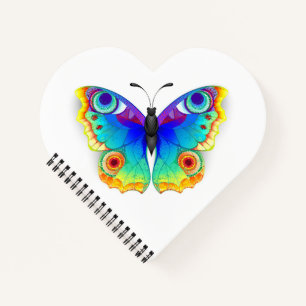 Rainbow Butterfly Peacock Eye Notebook