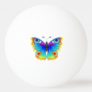 Rainbow Butterfly Peacock Eye Ping Pong Ball