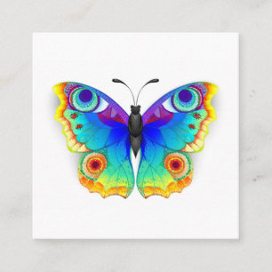 Rainbow Butterfly Peacock Eye Referral Card