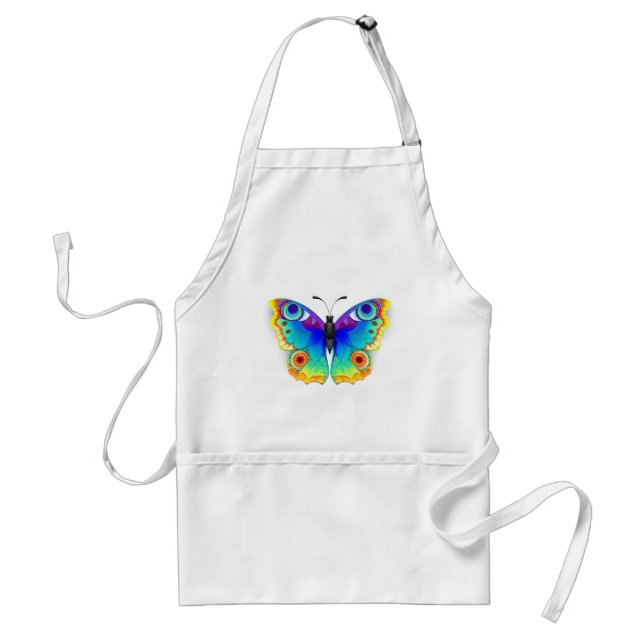 Rainbow Butterfly Peacock Eye Standard Apron (Front)