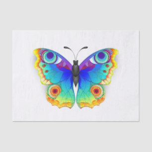 Rainbow Butterfly Peacock Eye Tissue Paper